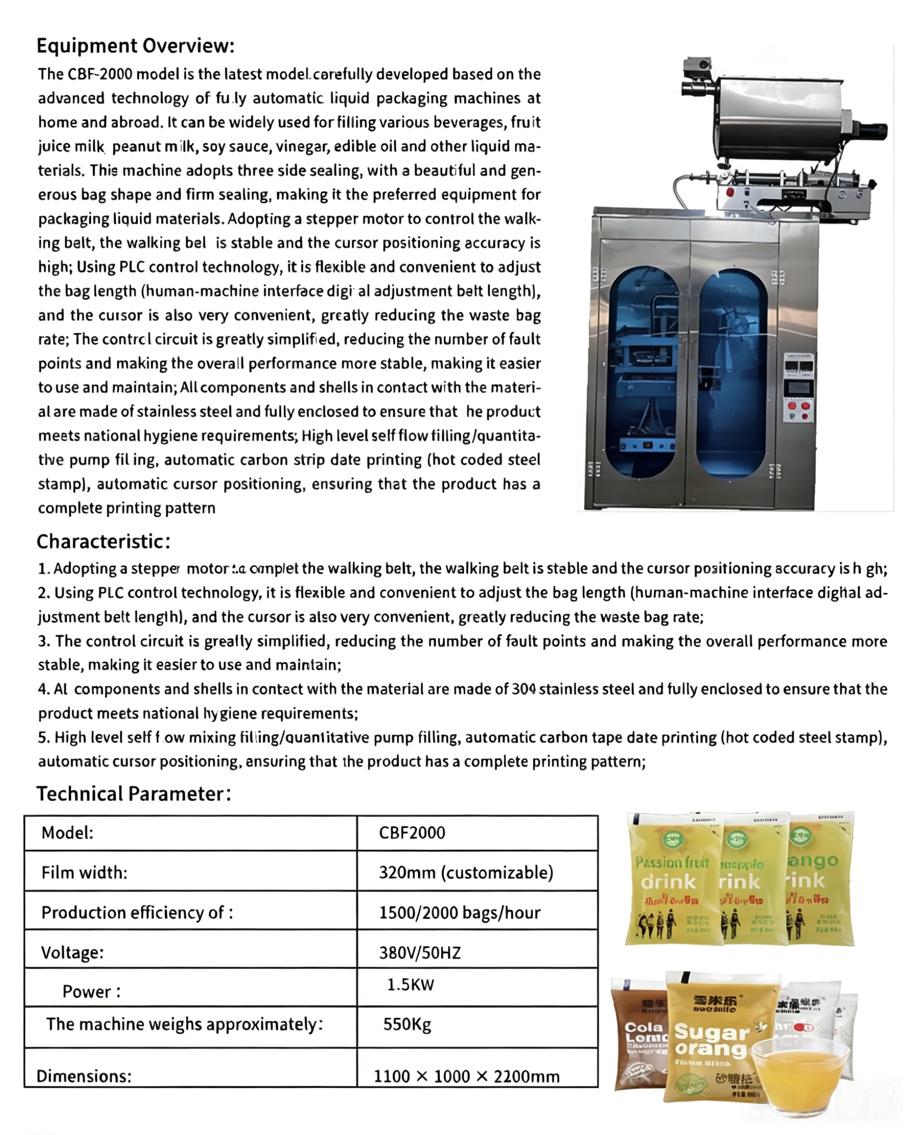 Automatic Liquid Packaging Machine (Bag Type)-Liquid Packaging ...