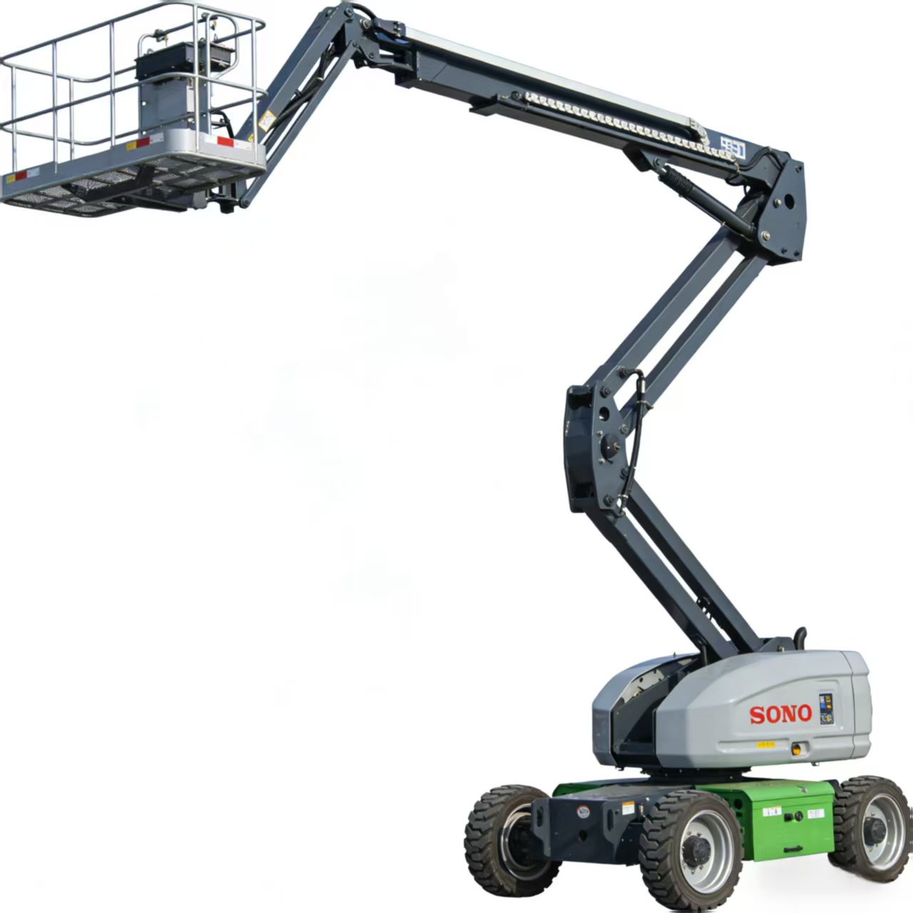 Trailer mounted boom lift