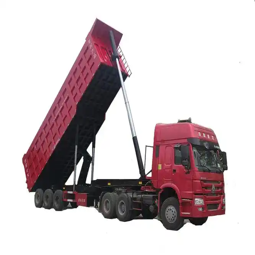 SELF-DUMPING SEMI-TRAILER