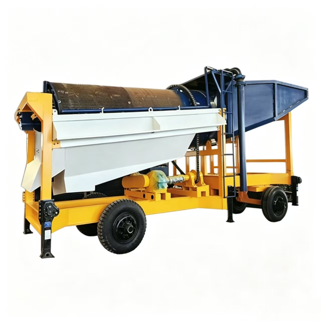 Mobile gold mining cart