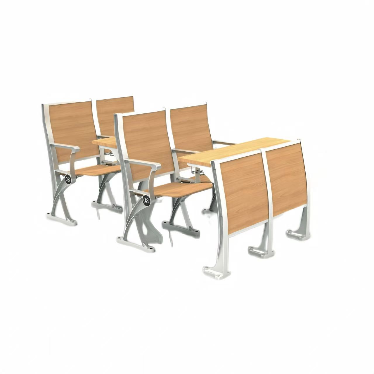 Ladder Row Of Desks & Chairs Series