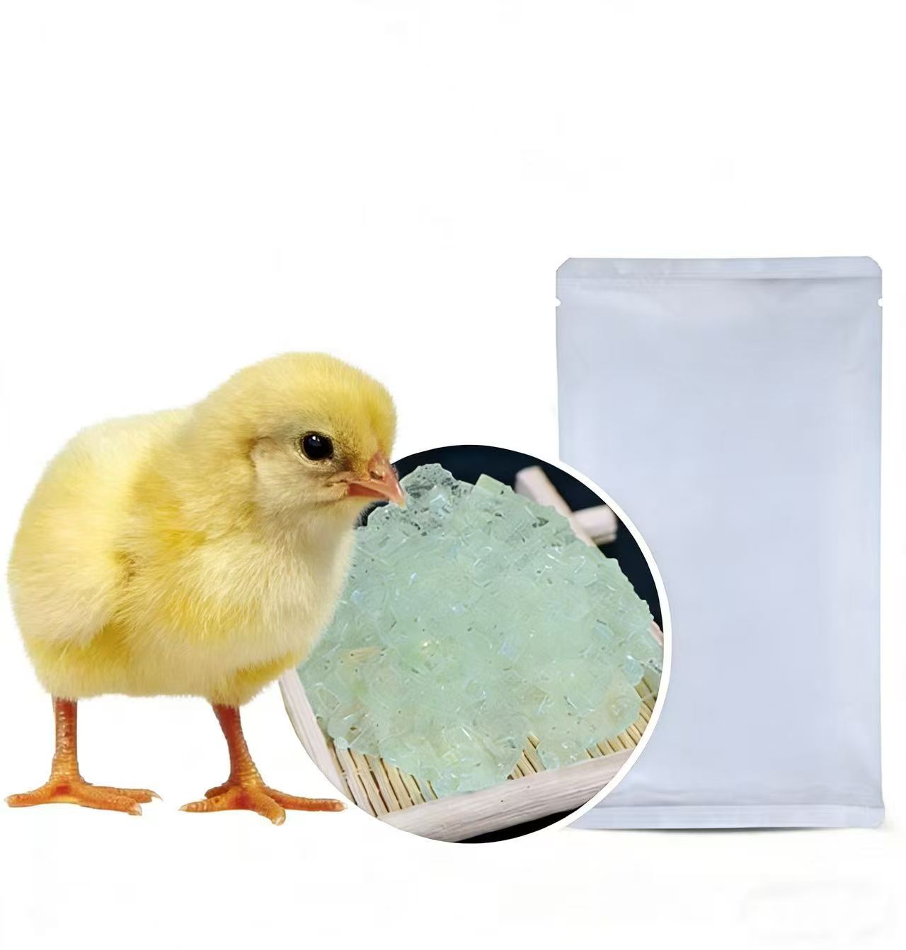 Hydrated Gel Carrier for Chicks