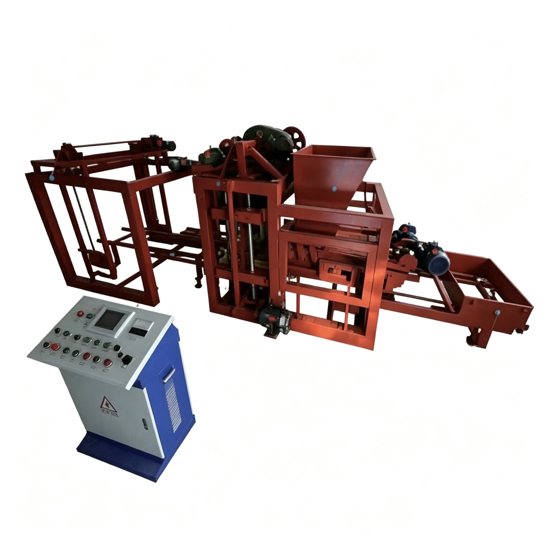 Fully automatic brick-making machine