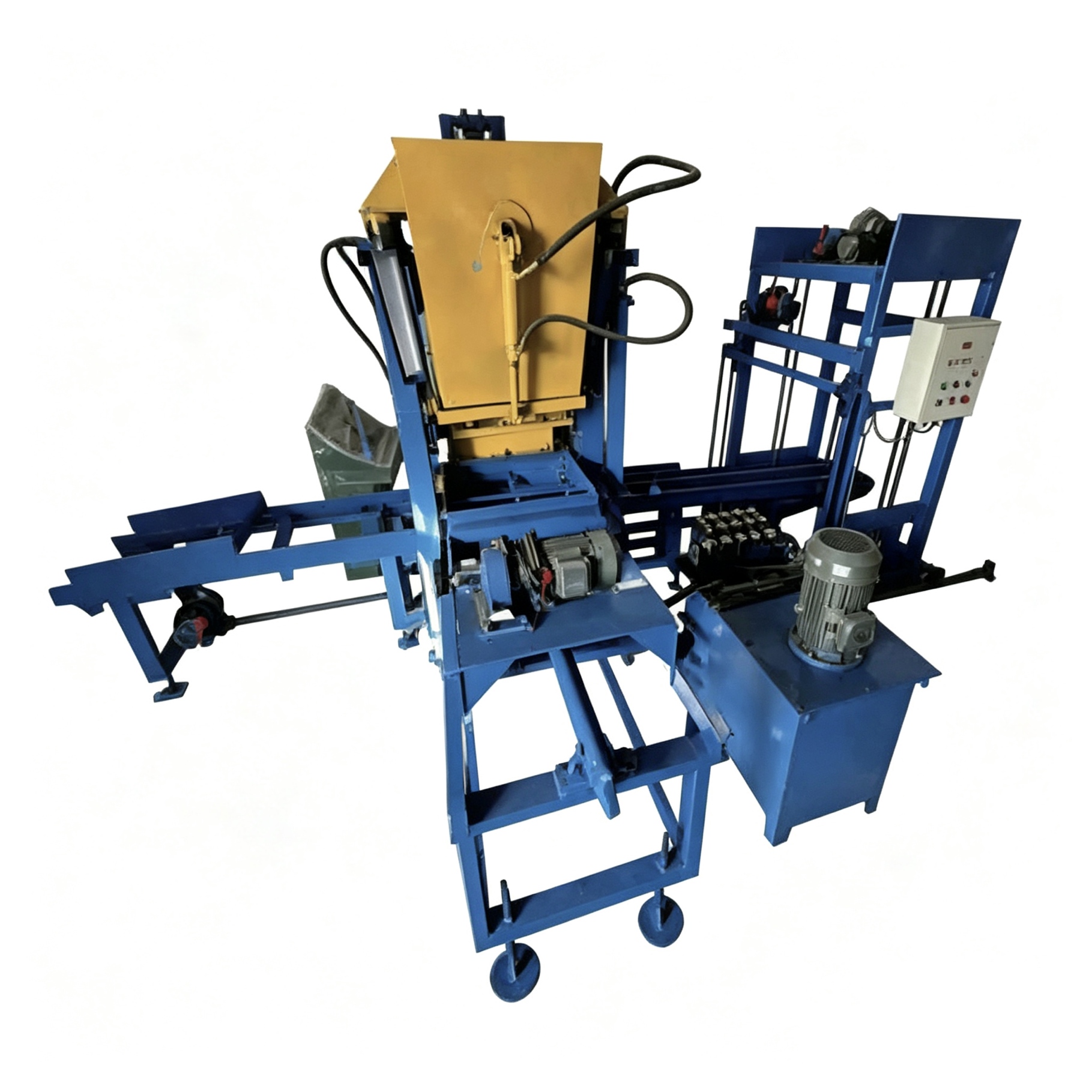 Fully automatic brick-making machine