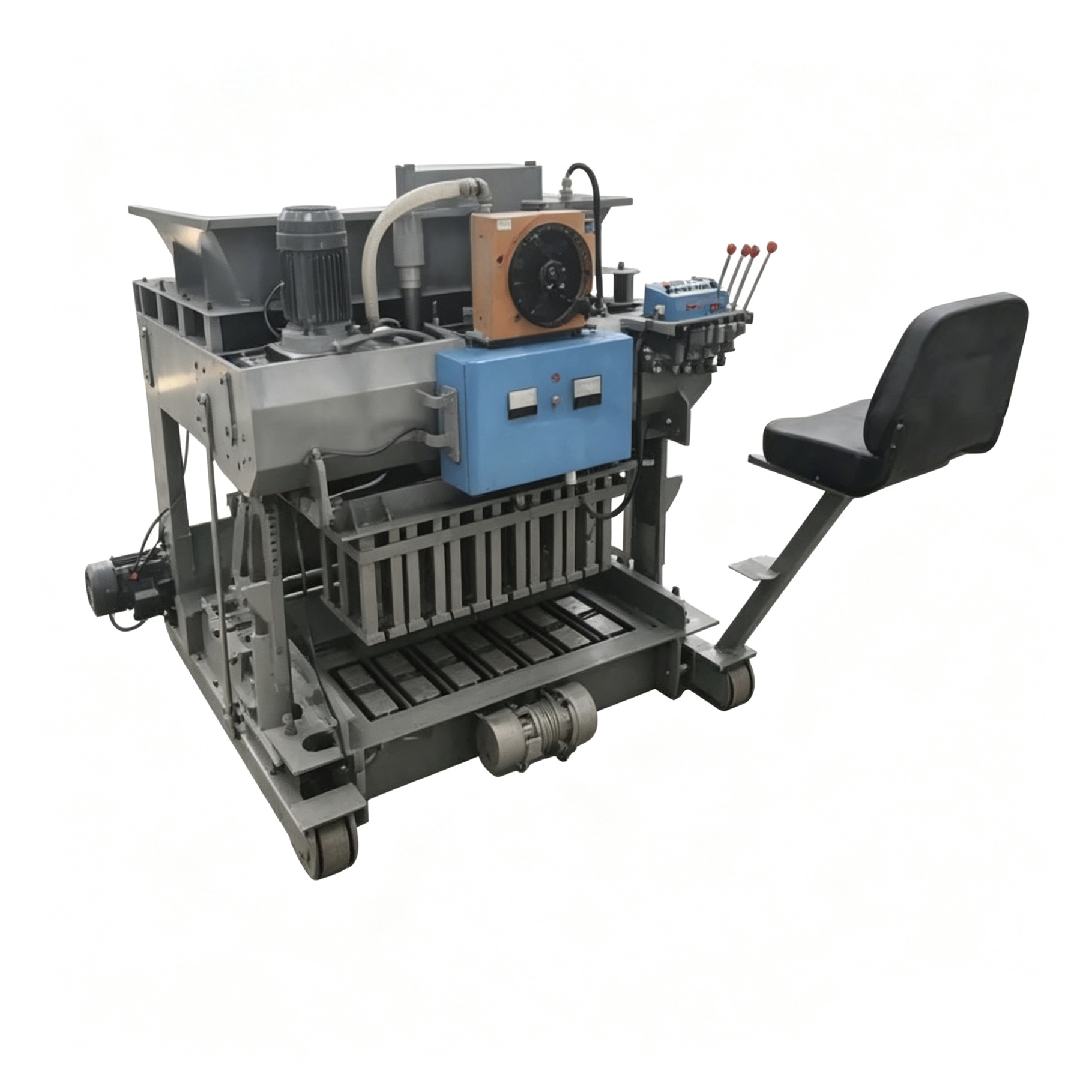 Fully automatic brick-making machine