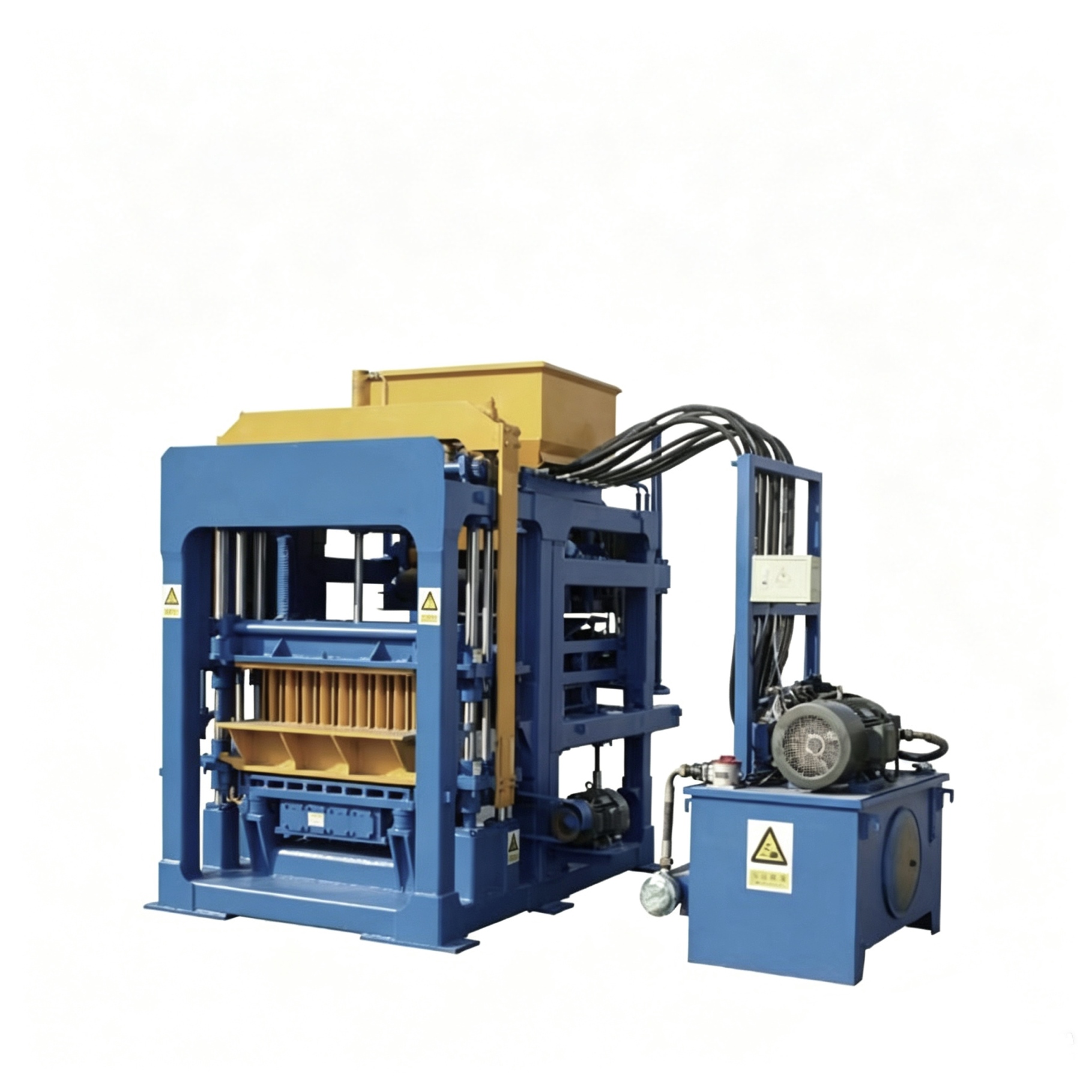 Fully automatic brick-making machine