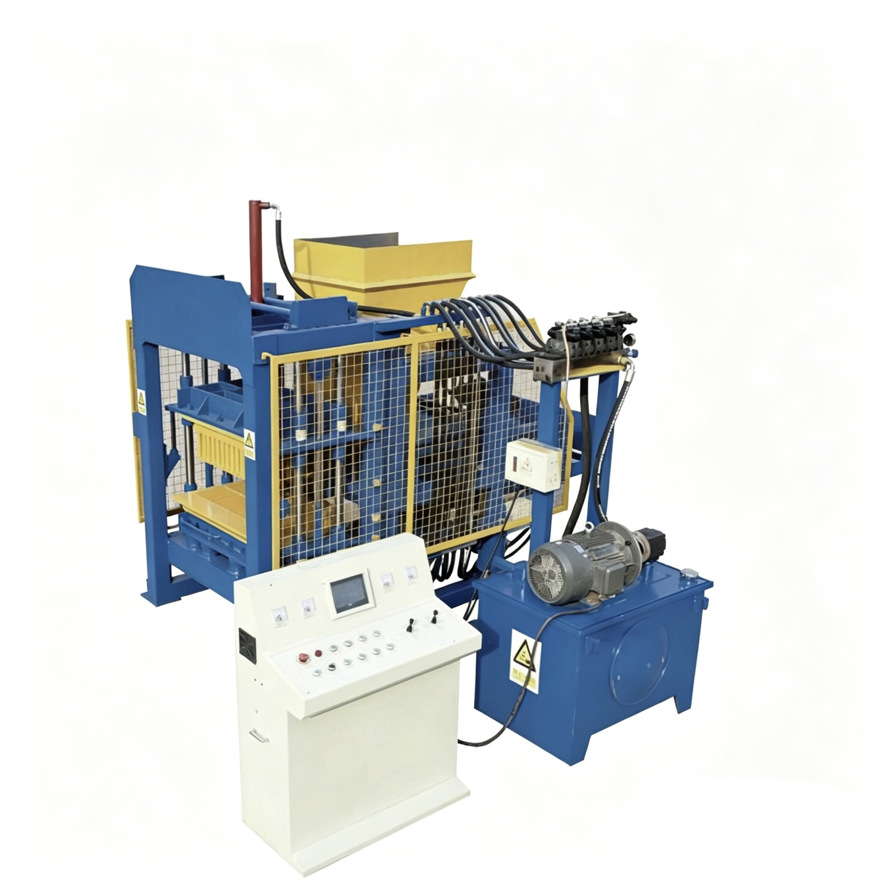 Fully automatic brick-making machine