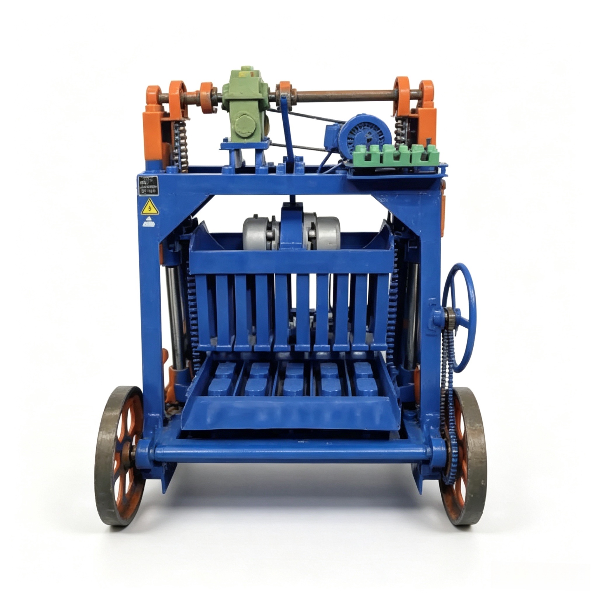 Manual brick making machine