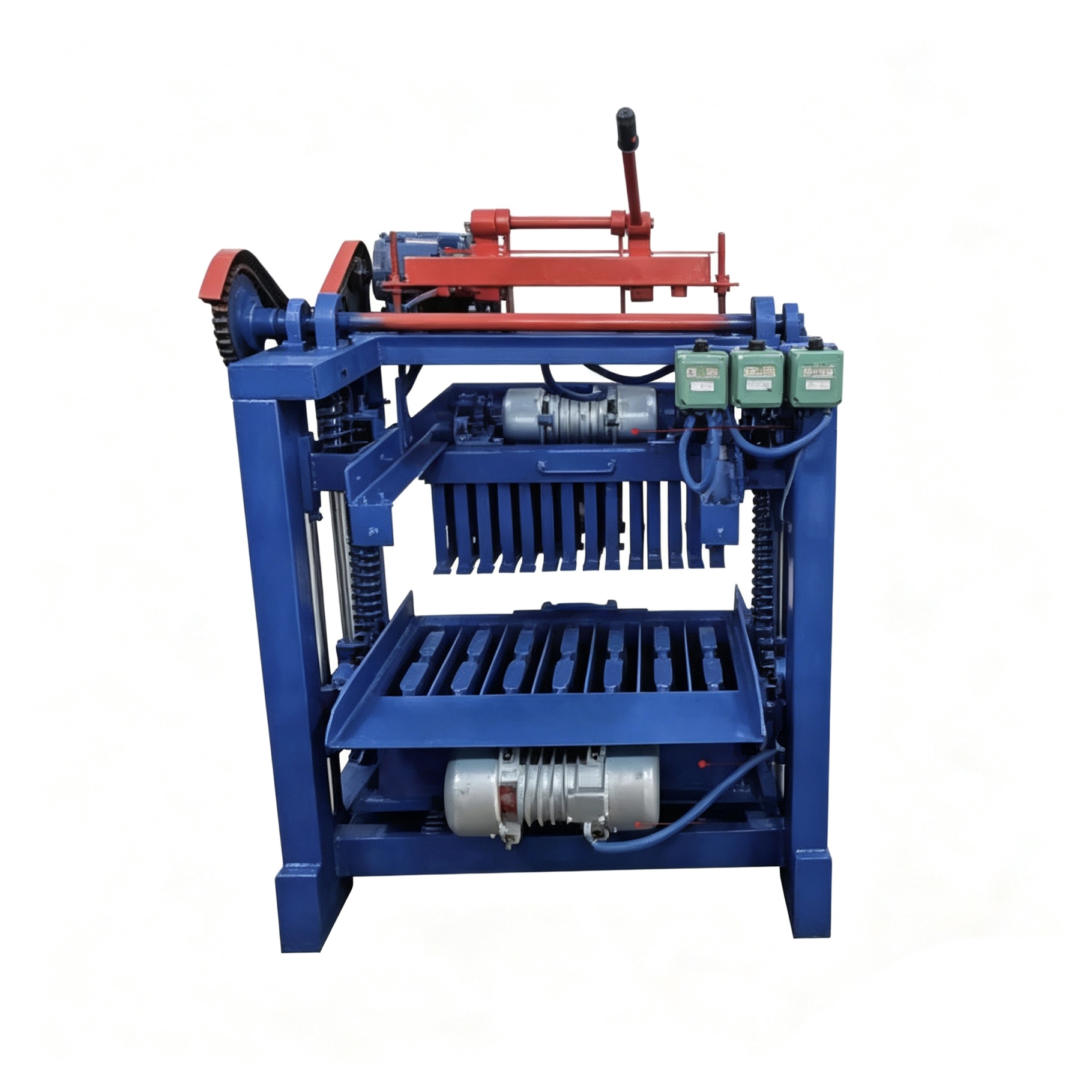 Semi-automatic brick making machine