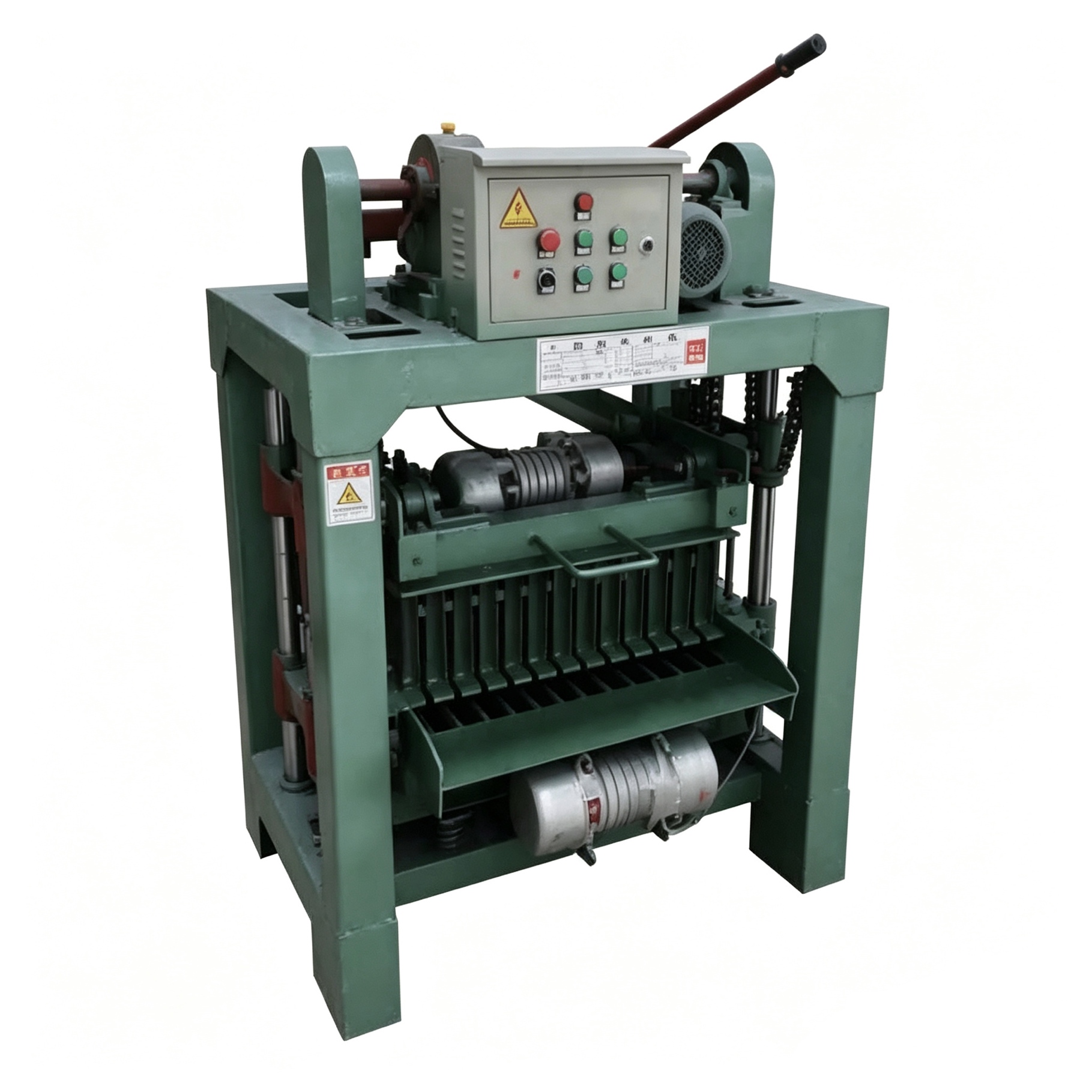 Semi-automatic brick making machine