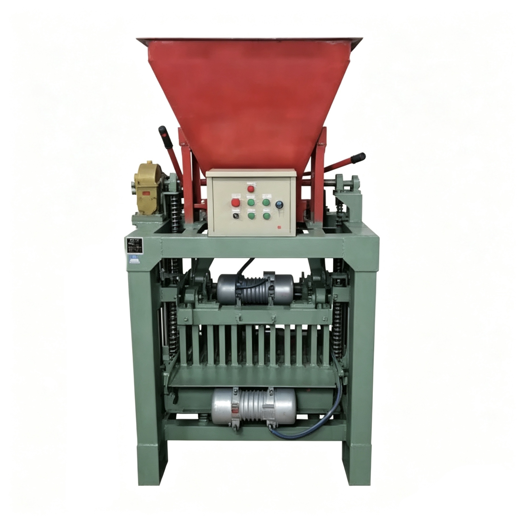 Semi-automatic brick making machine